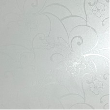 MDF Хавтан 0.9 /цэцэгтэй цагаан/