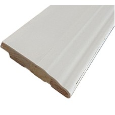 Модон цагаан плинтус 7.5см